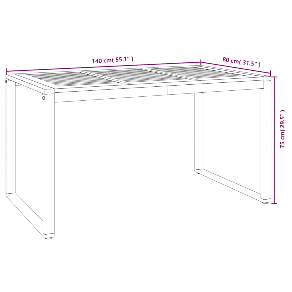 vidaXL Σετ 5 τεμαχίων Τραπεζιού Κήπου Γκρι Πολυ Ράτταν Ακανθώδη