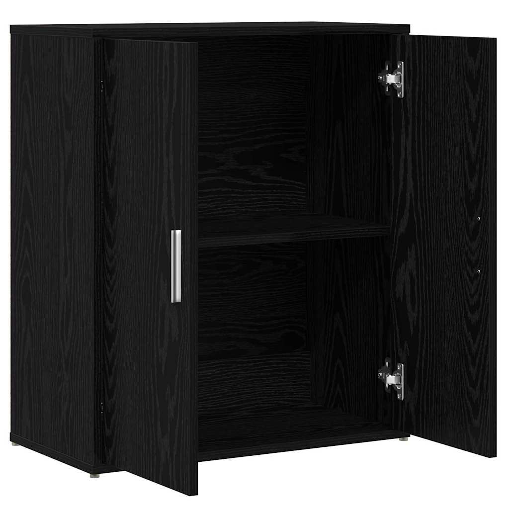 vidaXL Highboard 2 pcs Μαύρη δρυς 60 x 31 x 70 εκ Επεξεργασμένο ξύλο