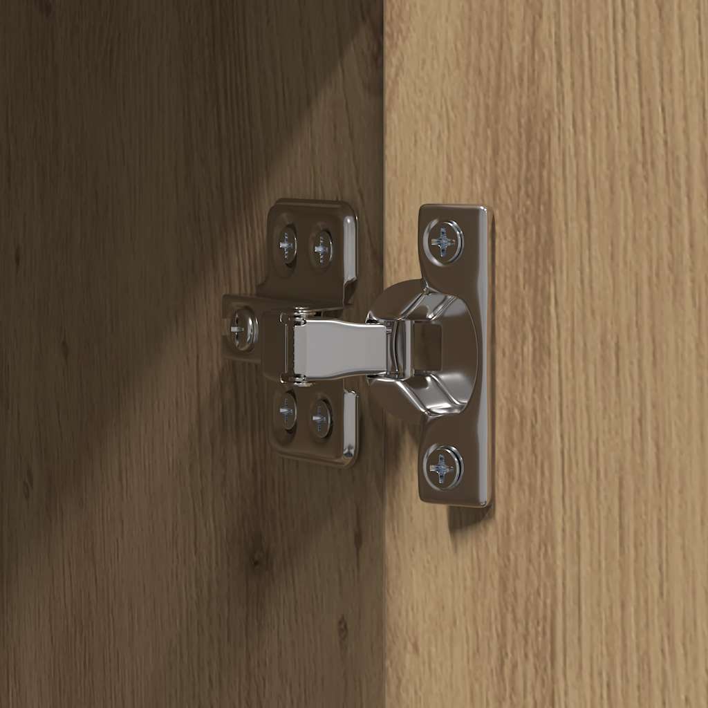 vidaXL Υψηλό Ντουλάπι Οξιάς 60 x 32 x 153 εκ. Επεξεργασμένο Ξύλο