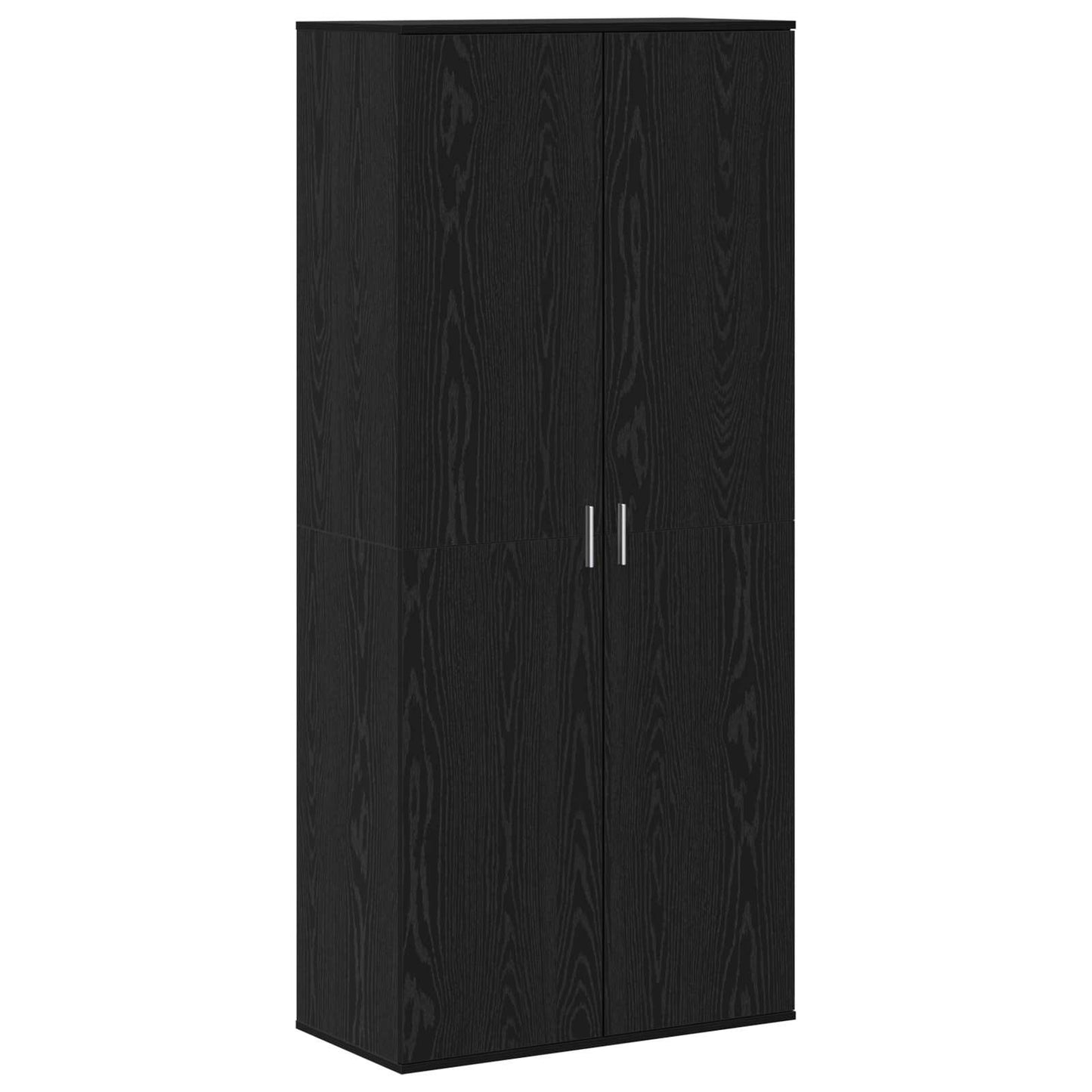 vidaXL Highboard 80 x 39 x 178 εκ Επεξεργασμένο Ξύλο Μαύρη Δρυς