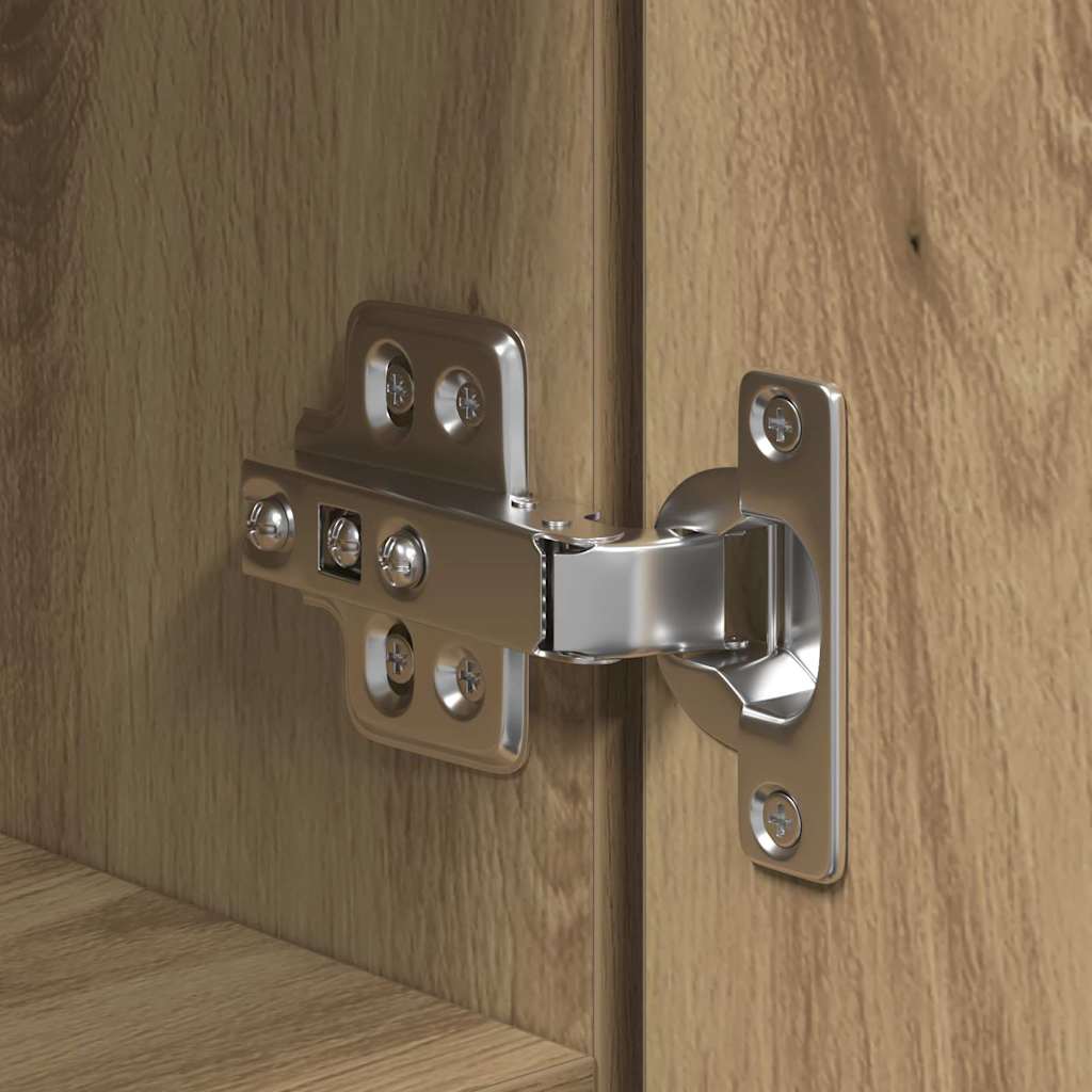 vidaXL Υψηλός μπουφές Artisan Oak 40x42.5x185 cm Επεξεργασμένο ξύλο