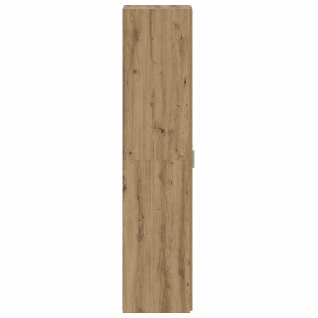 vidaXL Υψηλός μπουφές Artisan Oak 40x42.5x185 cm Επεξεργασμένο ξύλο