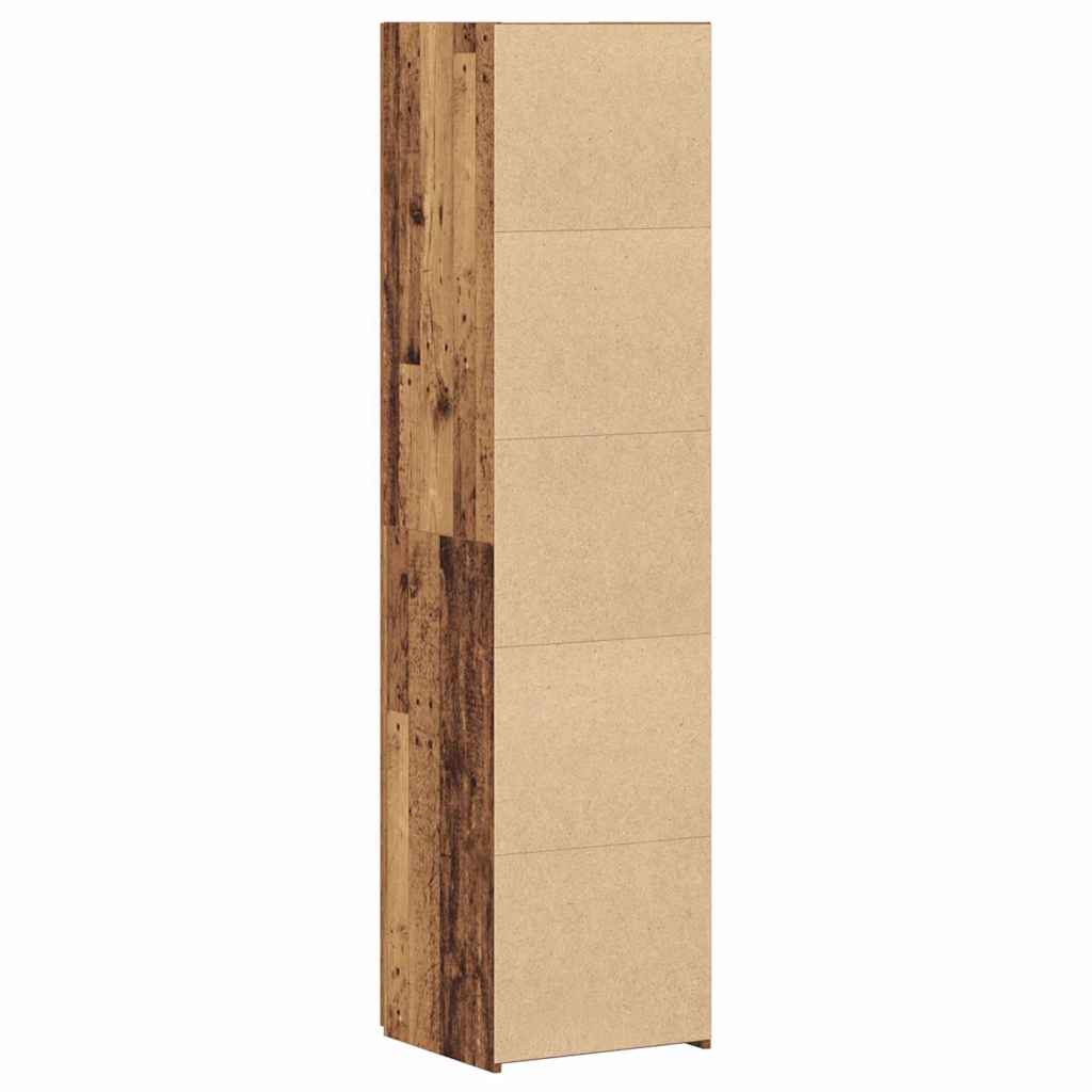 vidaXL Υψηλόμπαρο Φθαρμένο Ξύλο 45x42.5x185 εκ. MDF