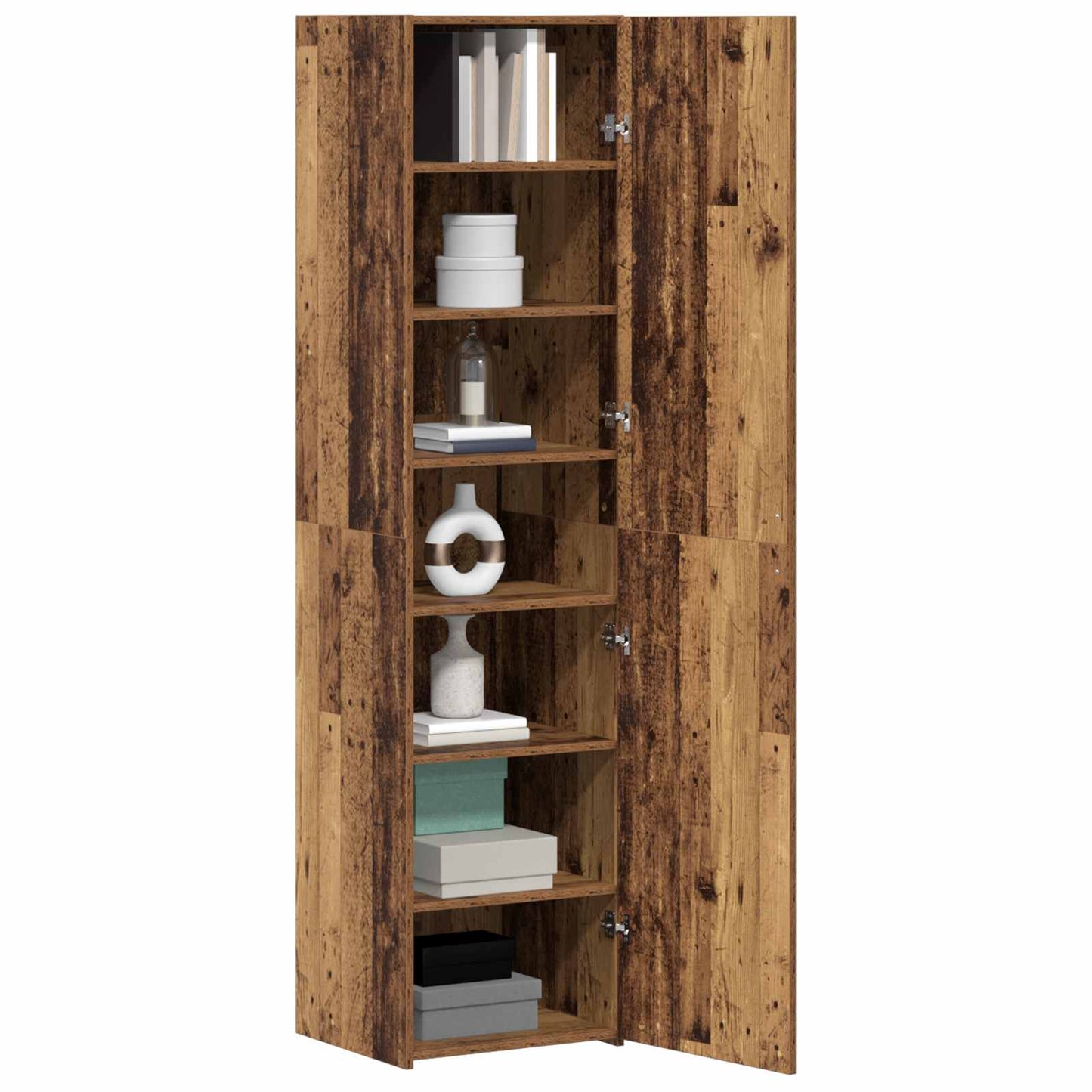 vidaXL Highboard Παλιό ξύλο 45 x 42,5 x 185 εκ.