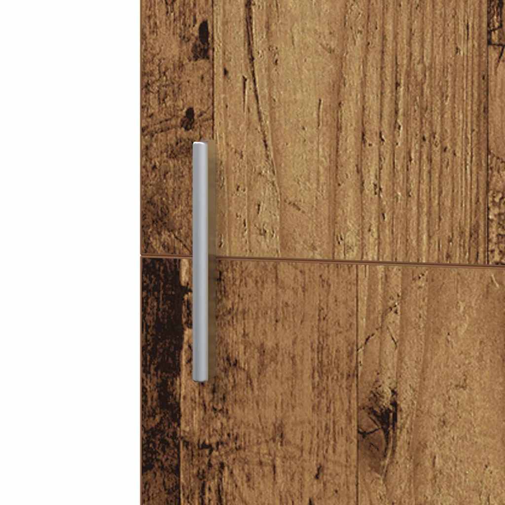 vidaXL Highboard Παλαιό ξύλο 50 x 42.5 x 185 εκ. Επεξεργασμένο ξύλο