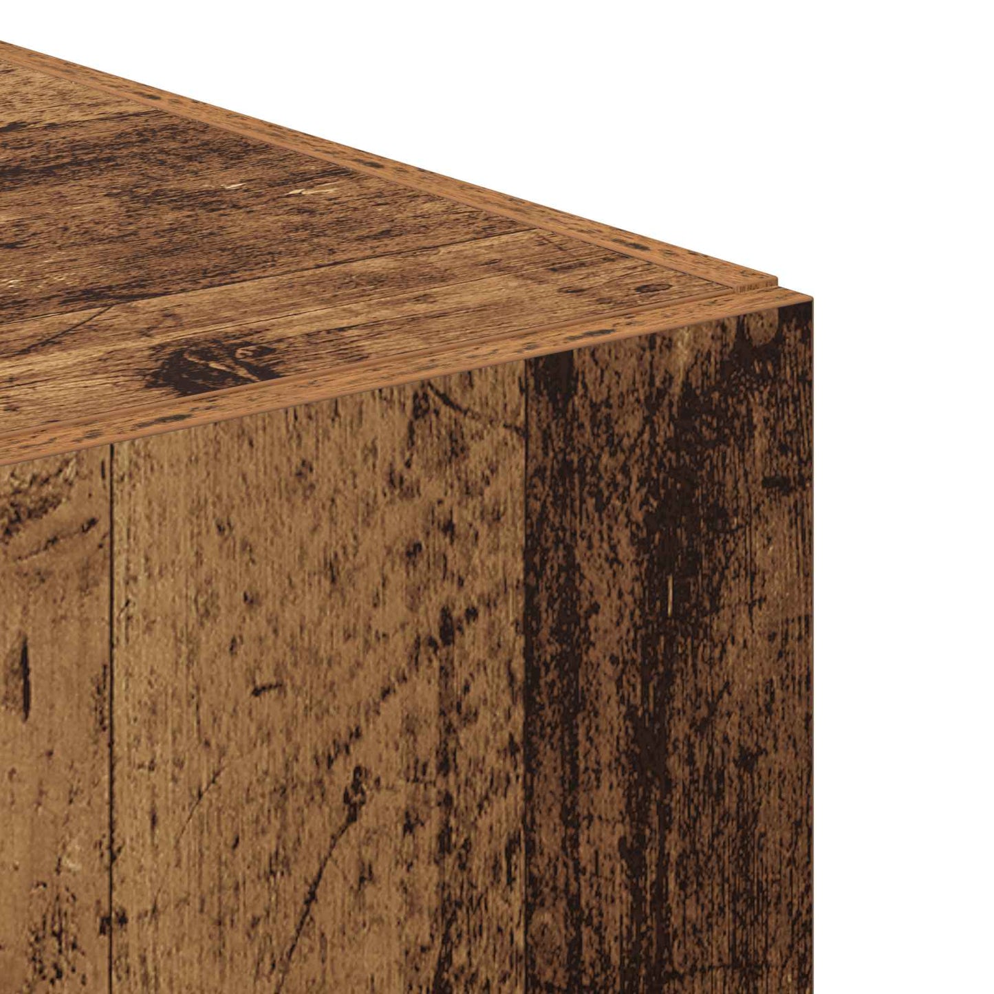 vidaXL Highboard 2 pcs Παλιό ξύλο 50 x 42,5 x 185 εκ.