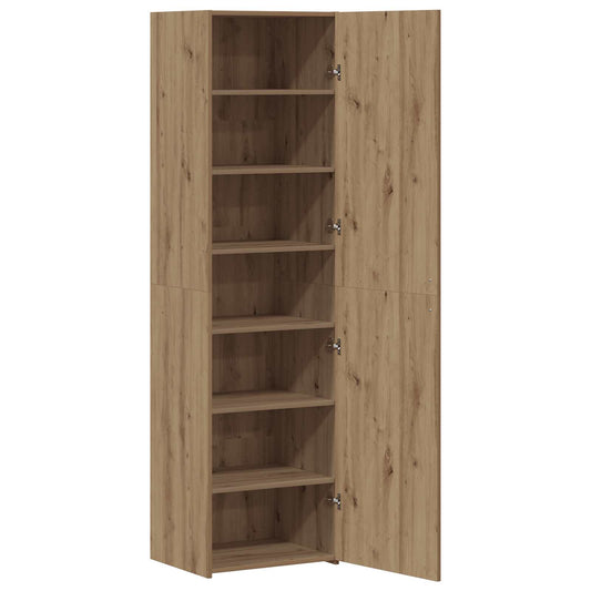 vidaXL Highboard 2 pcs Artisan Oak 50 x 42,5 x 185 εκ.