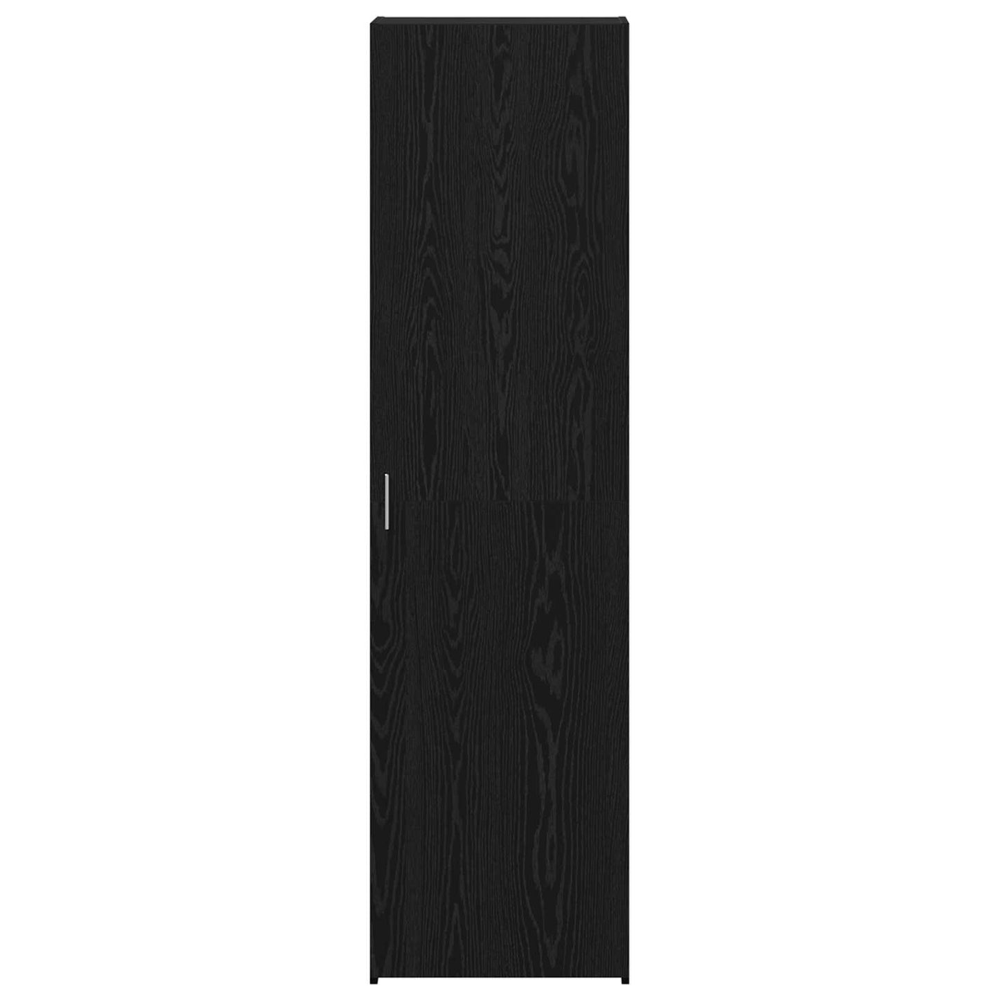vidaXL Highboard 2 pcs Μαύρη Οξυά 50 x 42,5 x 185 εκ.
