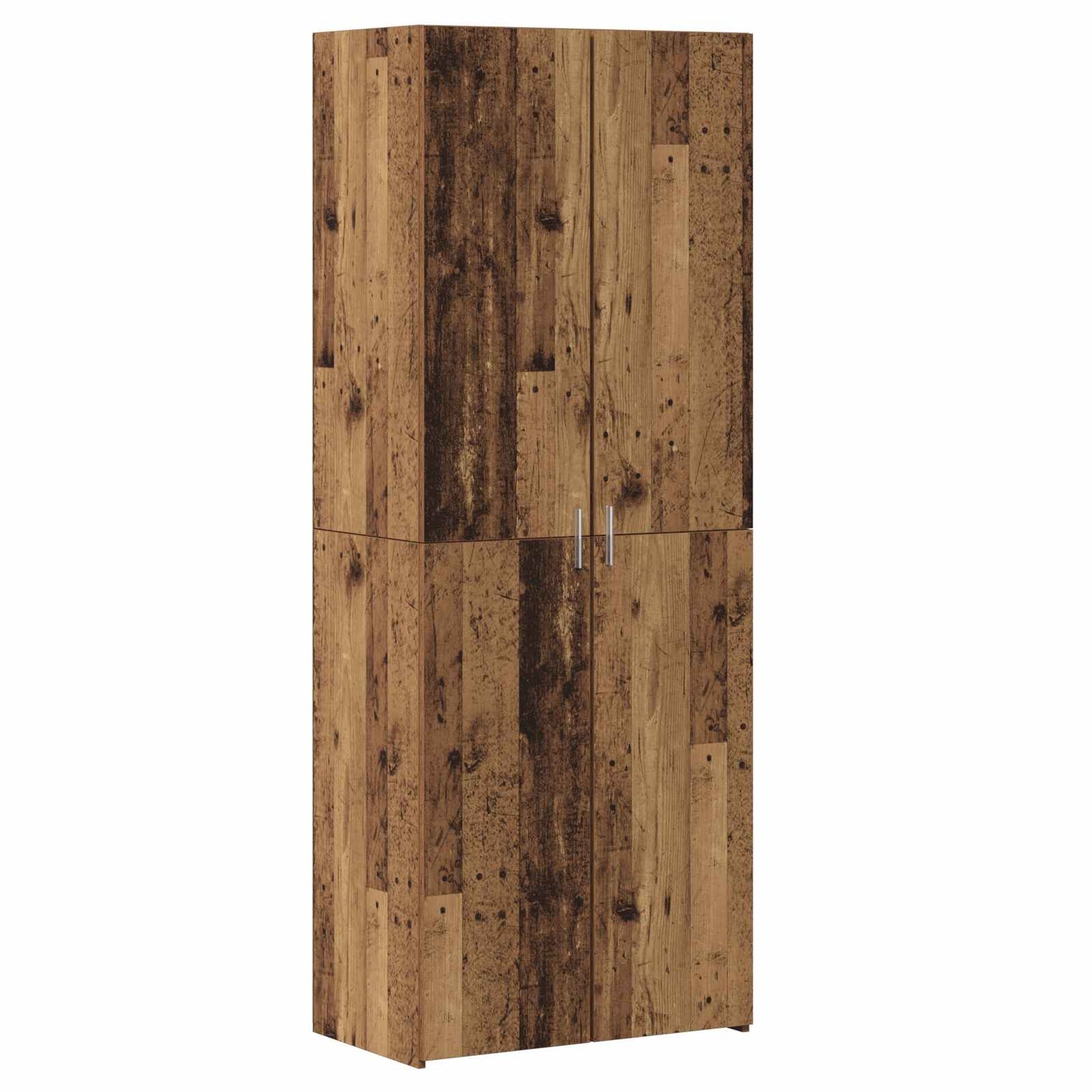 vidaXL Highboard 2 pcs Παλιό ξύλο 70 x 42,5 x 185 εκ