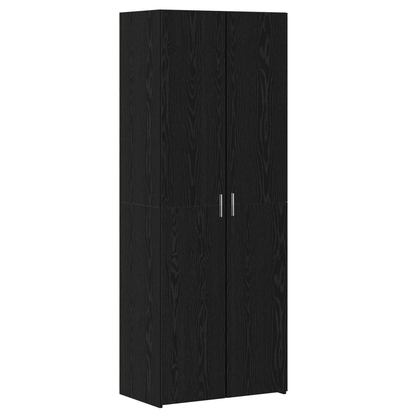 vidaXL Highboard 2 pcs Μαύρη Οξυά 70 x 42,5 x 185 εκ