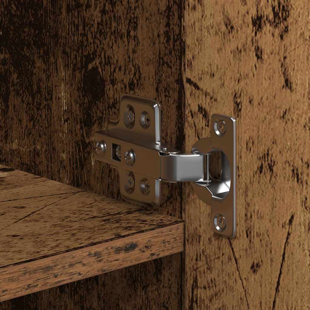 vidaXL Μπουφές Παλιό Ξύλο 70x42.5x185 εκ. Μηχανικό Ξύλο