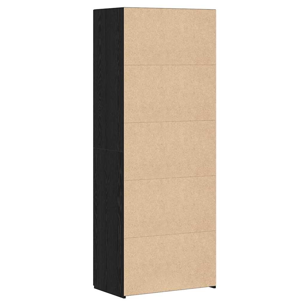 vidaXL Υψηλό Γραφείο Μαύρης Βελανιδιάς 70x42.5x185 εκ. Επεξεργασμένο Ξύλο