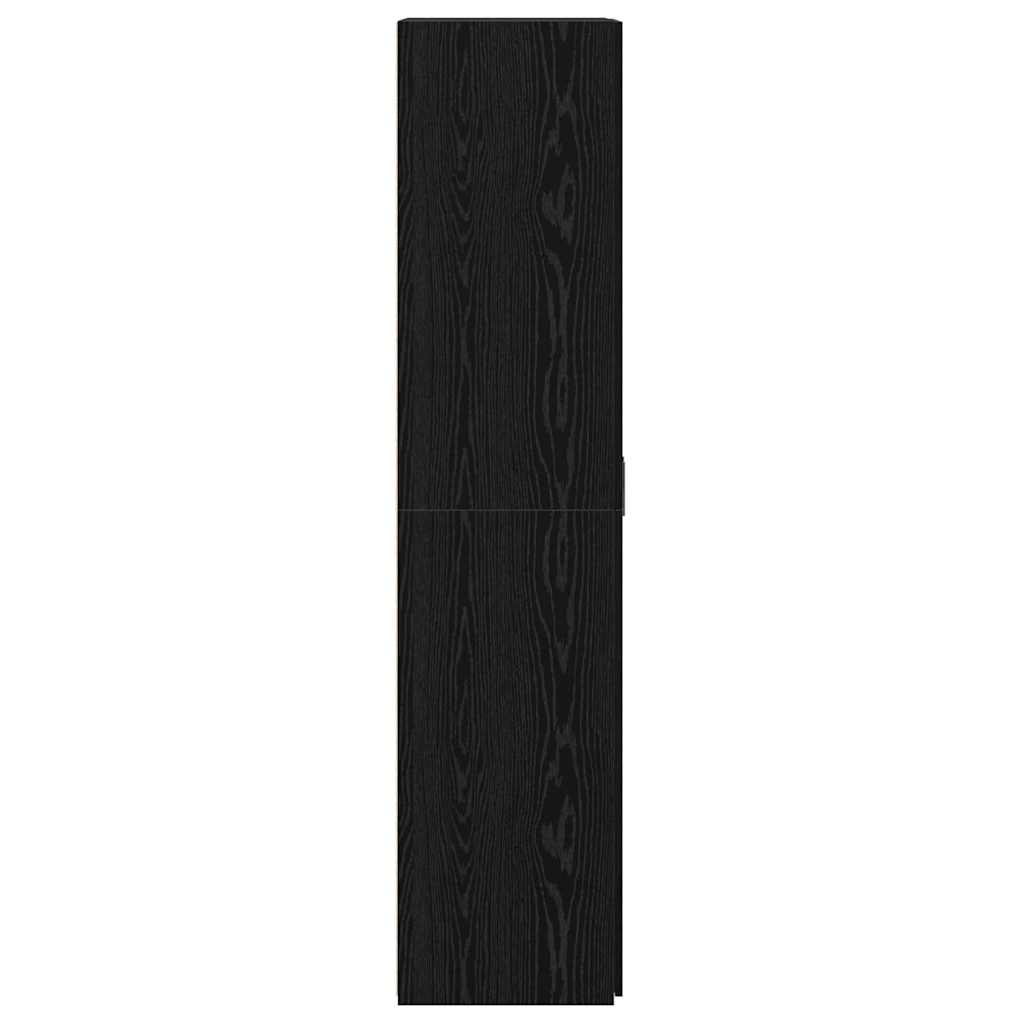 vidaXL Υψηλό Γραφείο Μαύρης Βελανιδιάς 70x42.5x185 εκ. Επεξεργασμένο Ξύλο