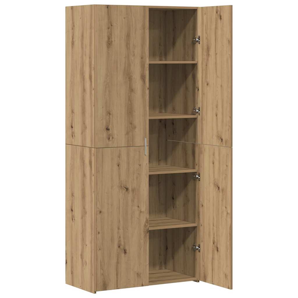 vidaXL Highboard Artisan Oak 40x42.5x185 εκ. από κατασκευασμένο ξύλο