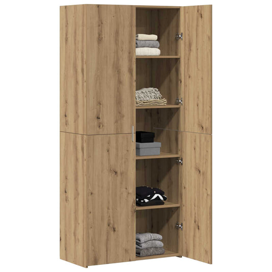 vidaXL Highboard 2 pcs Artisan Oak 80 x 42 x 185 εκ