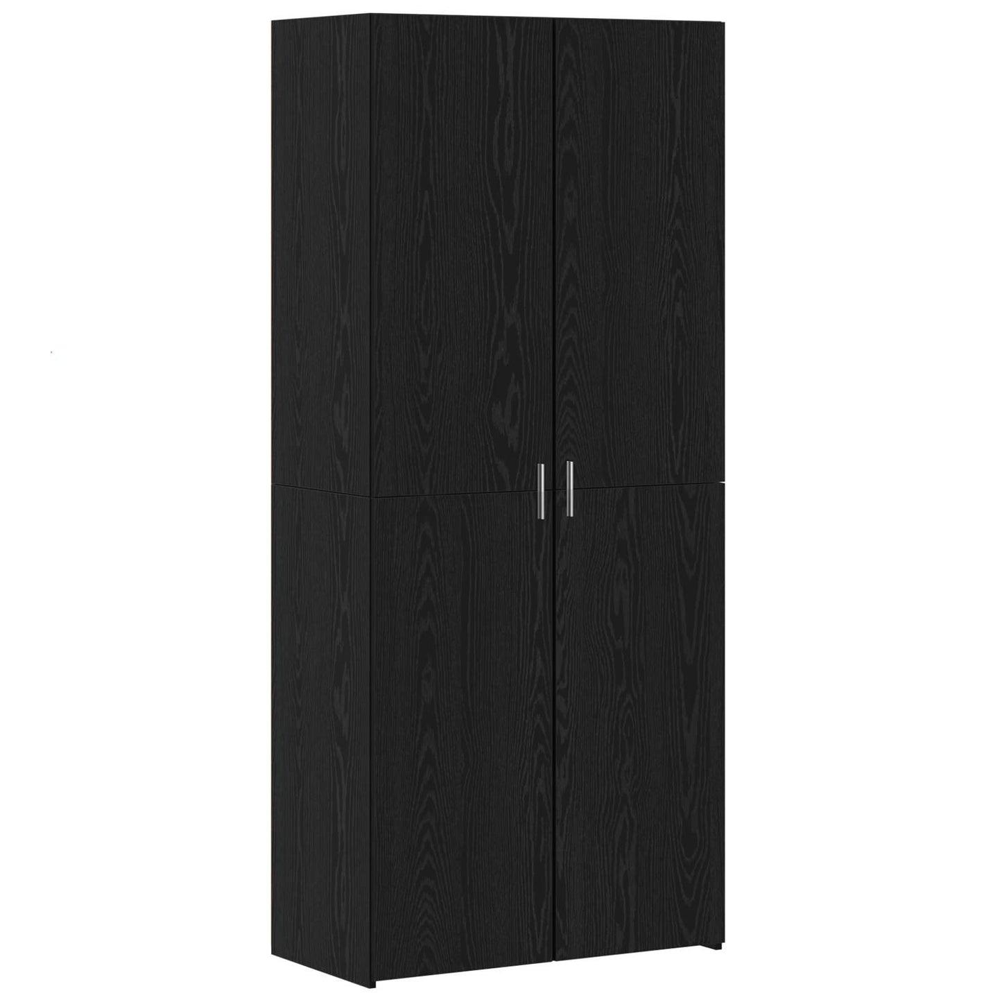 vidaXL Highboard Μαύρη Οξυά 80 x 42 x 185 εκ