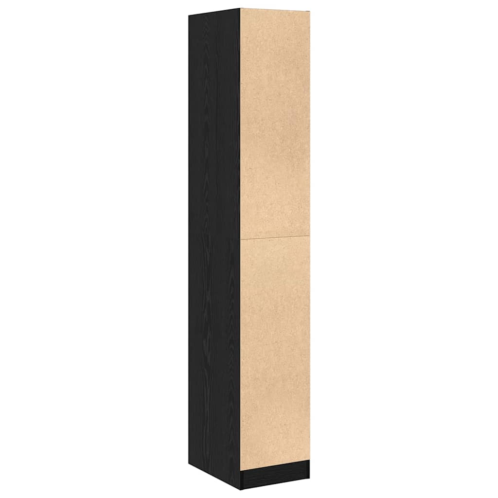 vidaXL Φαρμακοποιϊκή Ντουλάπα Μαύρη δρυς 30 x 41 x 174.5 εκ.