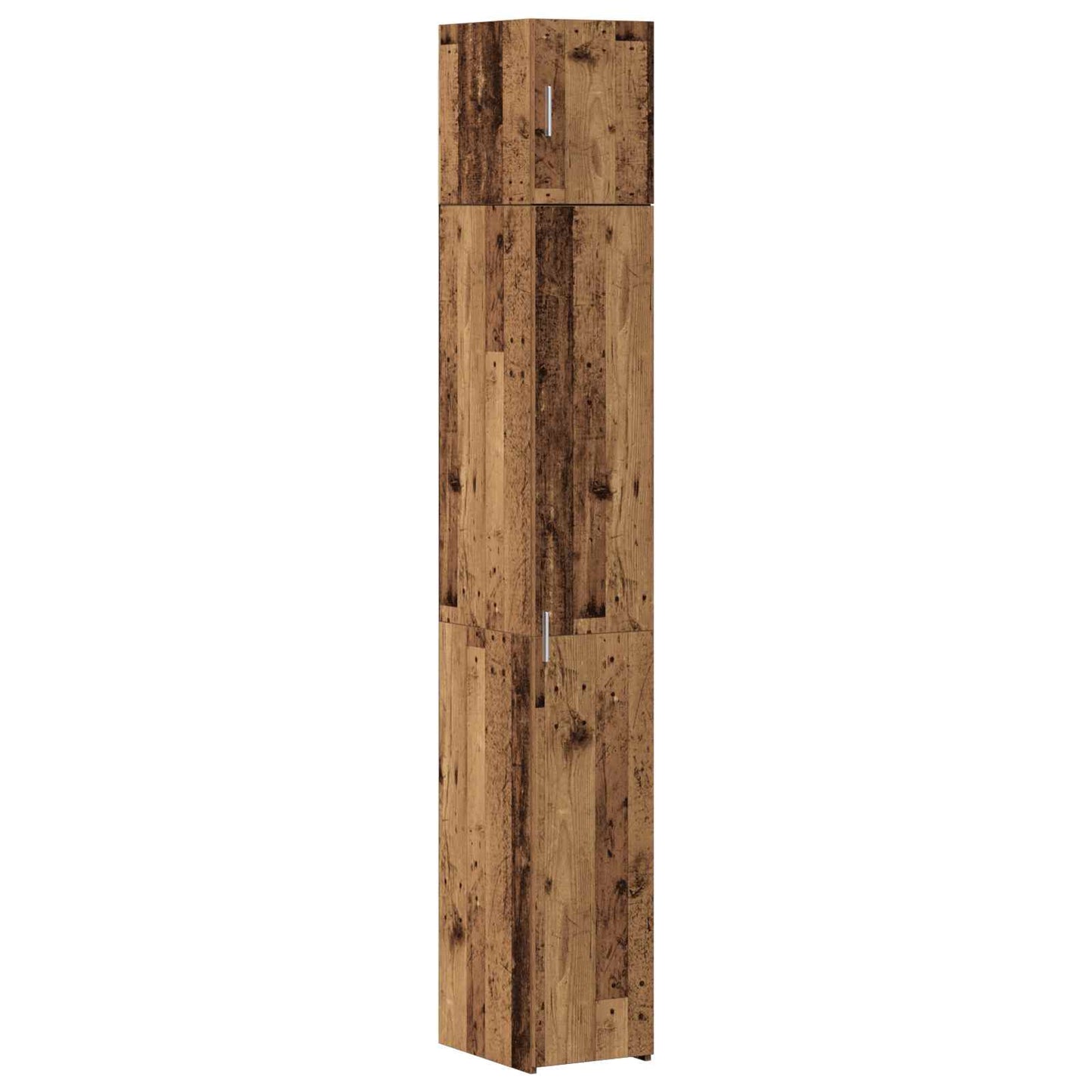 vidaXL Λεπτό Ντουλάπι Παλιά Ξυλεία 30x42.5x225 εκ. Μηχανικά ξύλο