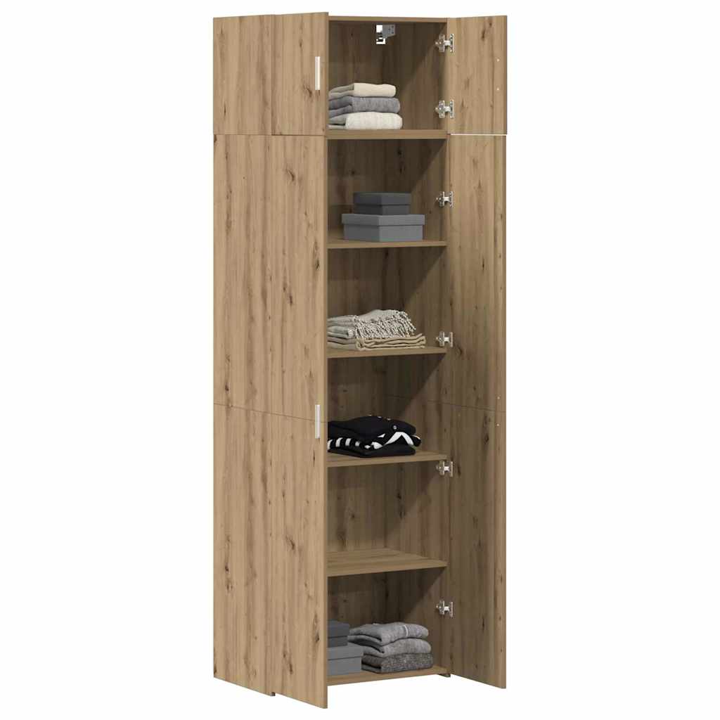 vidaXL Ντουλάπι αποθήκευσης 3 pcs Artisan Oak