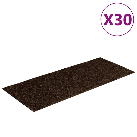 vidaXL Πατάκια για σκάλες Αυτοκόλλητα 30 τεμάχια 60x25 cm Ορθογώνια