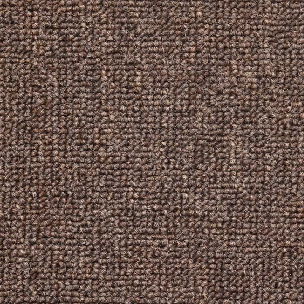 vidaXL Πατάκια για σκάλες 30 τεμάχια Καφέ καφέ 56x17x3 cm