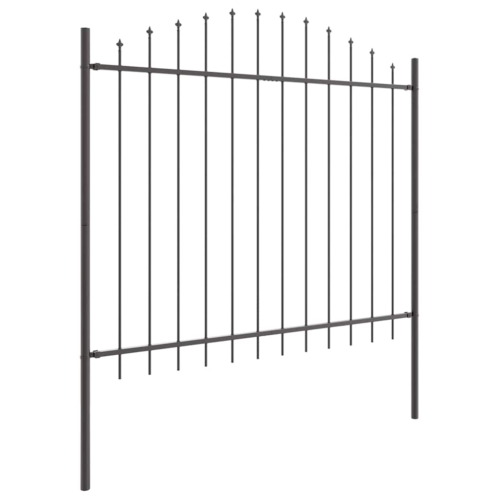 vidaXL Φράχτης Κήπου WOERDEN 4 τμχ. 170 x 190 cm Γκρι