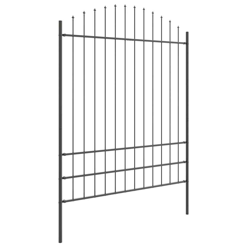 vidaXL Φράχτης Κήπου Γκρι 1360 x 200 εκ.