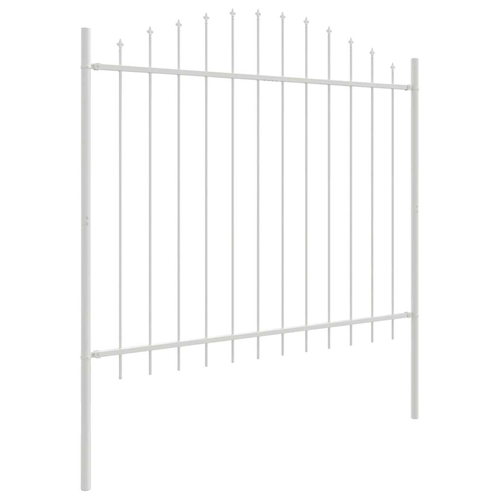 vidaXL Φράχτης Κήπου 6 pcs Λευκό 170 x 190 cm