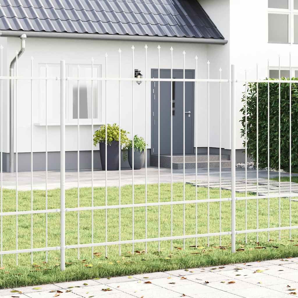 vidaXL Φράχτης Κήπου WOERDEN 7 τμχ. 170 x 215 cm Λευκό