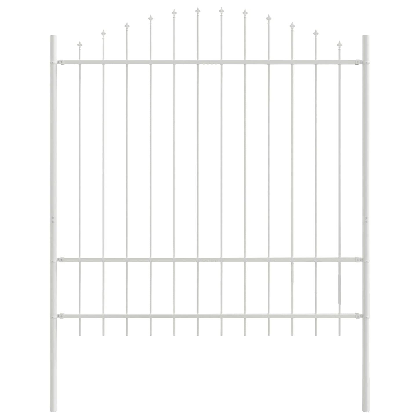 vidaXL Φράχτης Κήπου WOERDEN 7 τμχ. 170 x 215 cm Λευκό