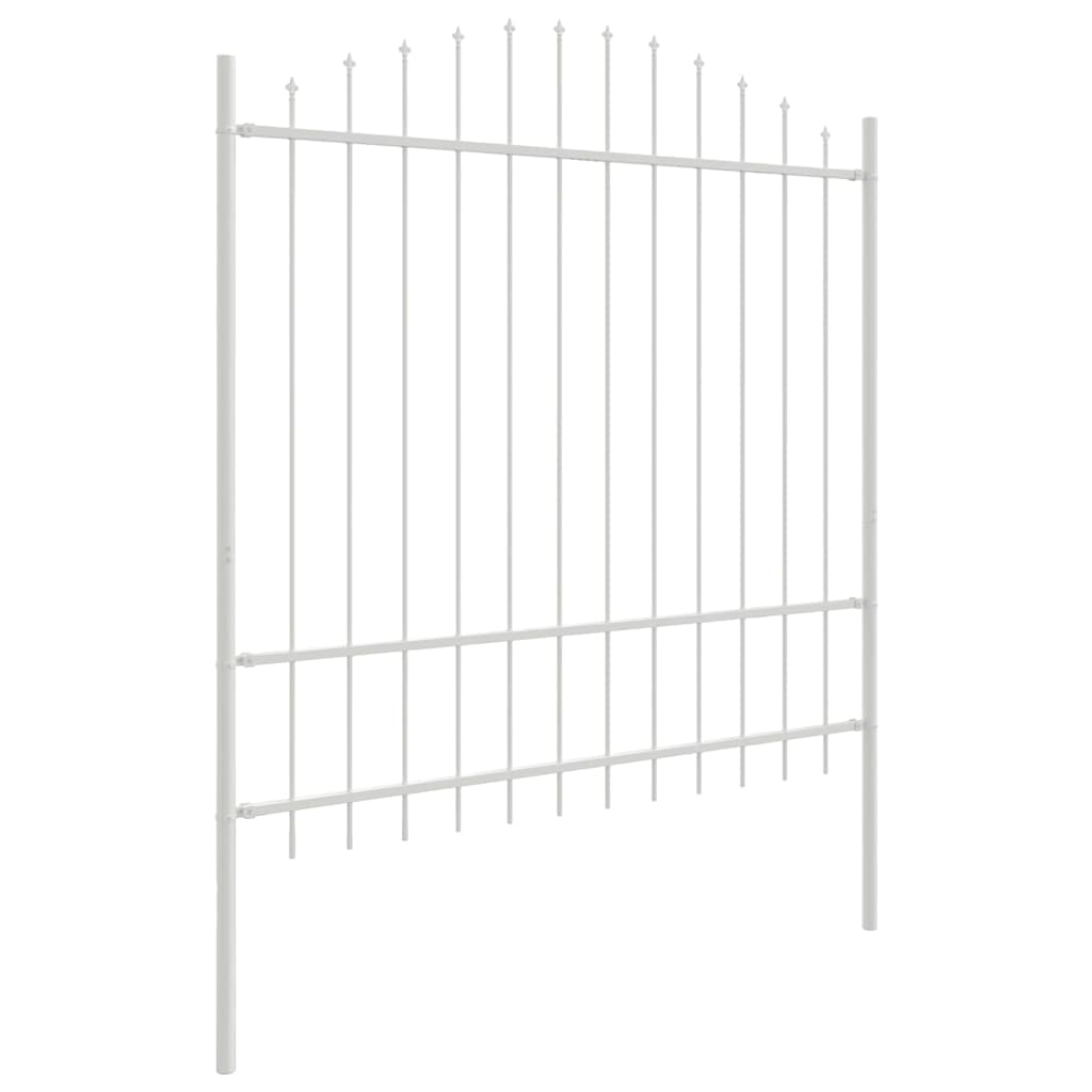 vidaXL Φράχτης Κήπου WOERDEN 8 τμχ. 170 x 215 cm Λευκό