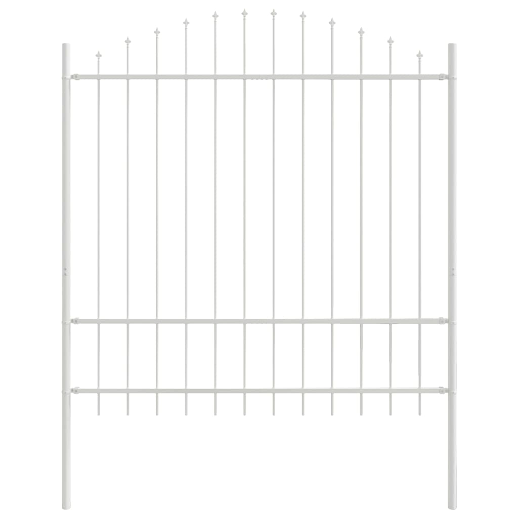 vidaXL Φράχτης Κήπου WOERDEN 8 τμχ. 170 x 215 cm Λευκό