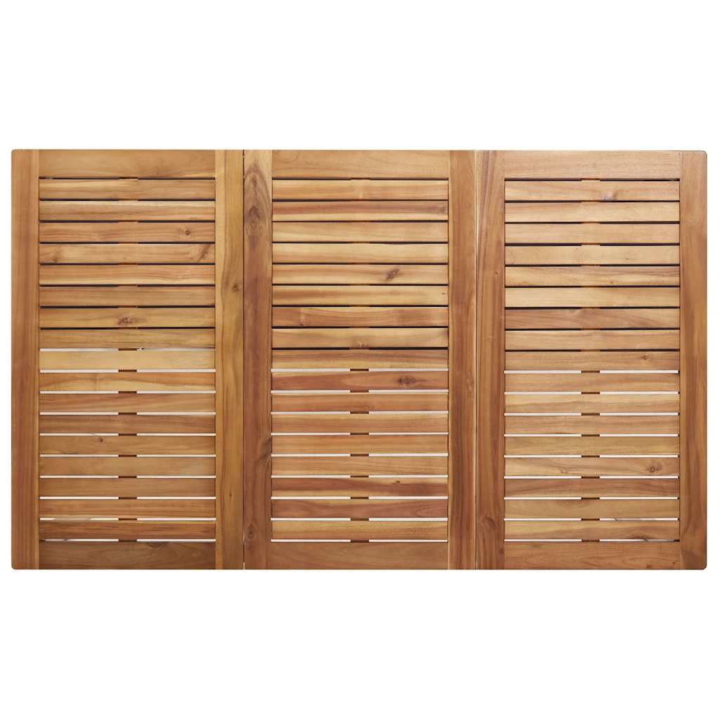 vidaXL Σετ Τραπεζαρίας Κήπου 5 τεμαχίων Μασίφ Ξύλο Ακακίας