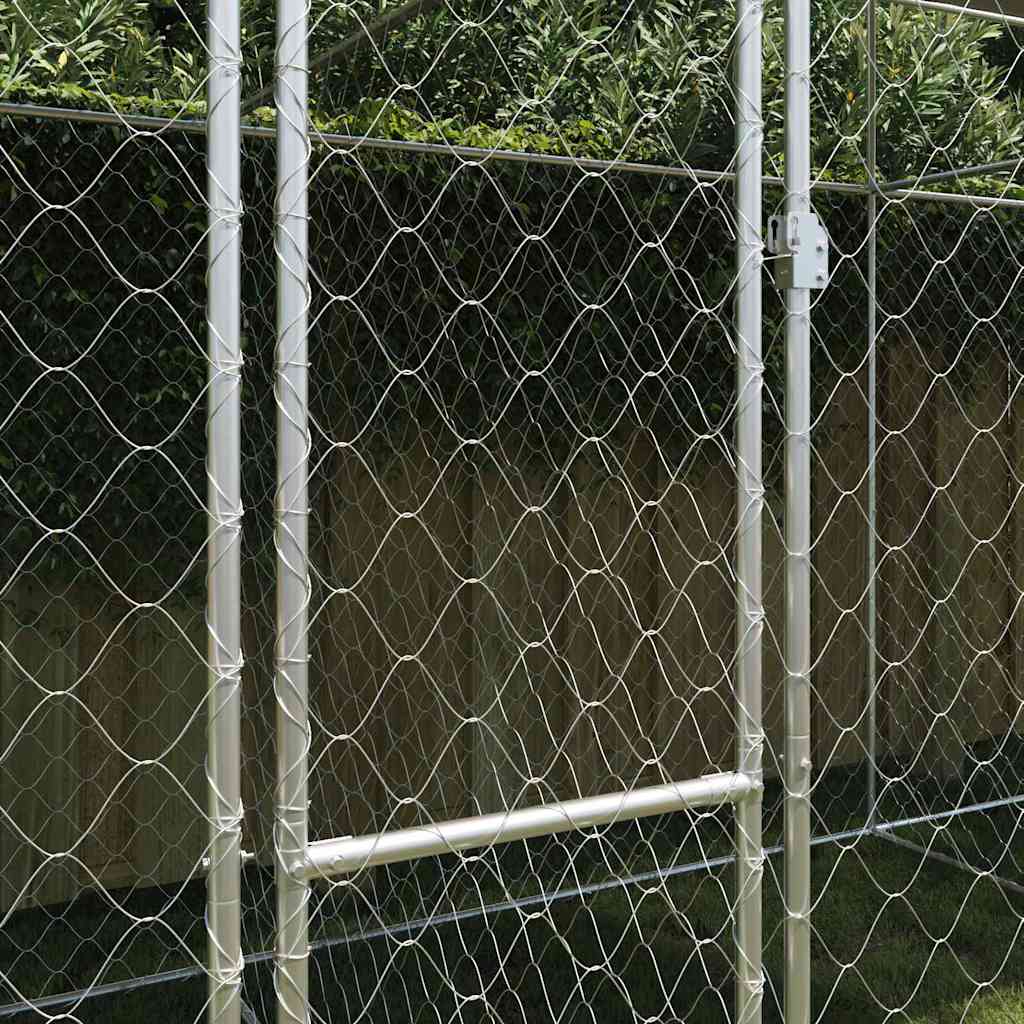 Κλουβί σκύλου Ασημί 600 x 200 x 256 εκ. Επικαλυμμένος Χάλυβας