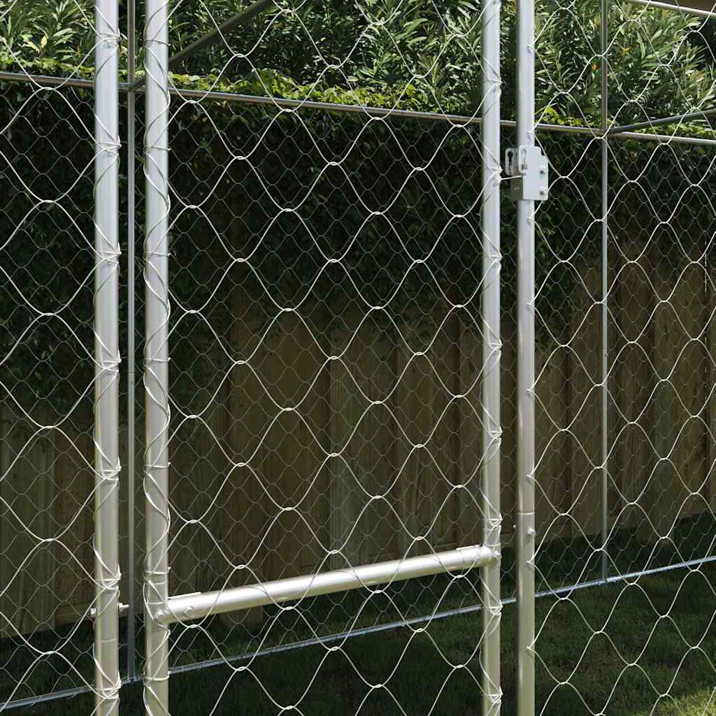 Κλουβί σκύλου Ασημί 600 x 200 x 256 εκ. Επικαλυμμένος Χάλυβας