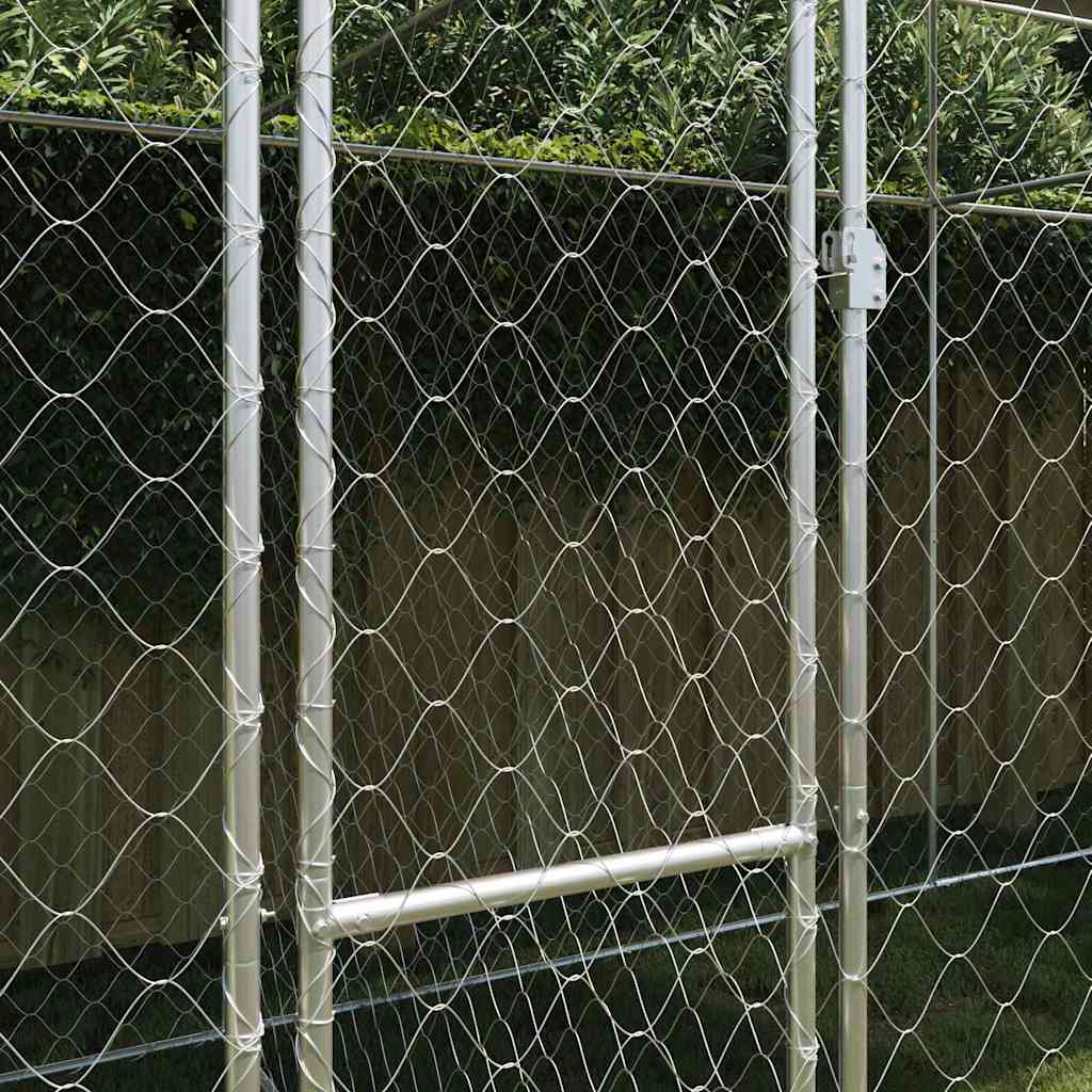 Κλουβί σκύλου Ασημί 600 x 200 x 256 εκ. Επικαλυμμένος Χάλυβας
