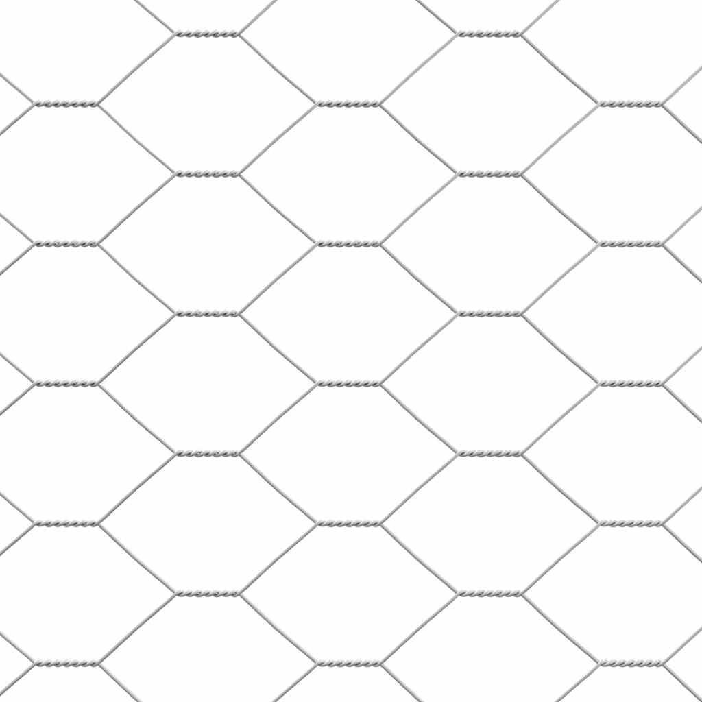 vidaXL Κλουβί για κότες Ασημί 600 x 200 x 198.5 εκ