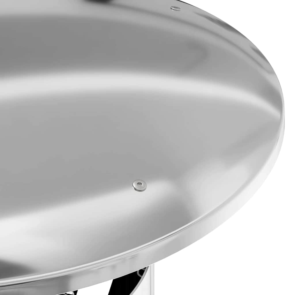 vidaXL Επέκταση Καμινάδας Ασημί 35 x 35 x 82 εκ. Ανοξείδωτο ατσάλι