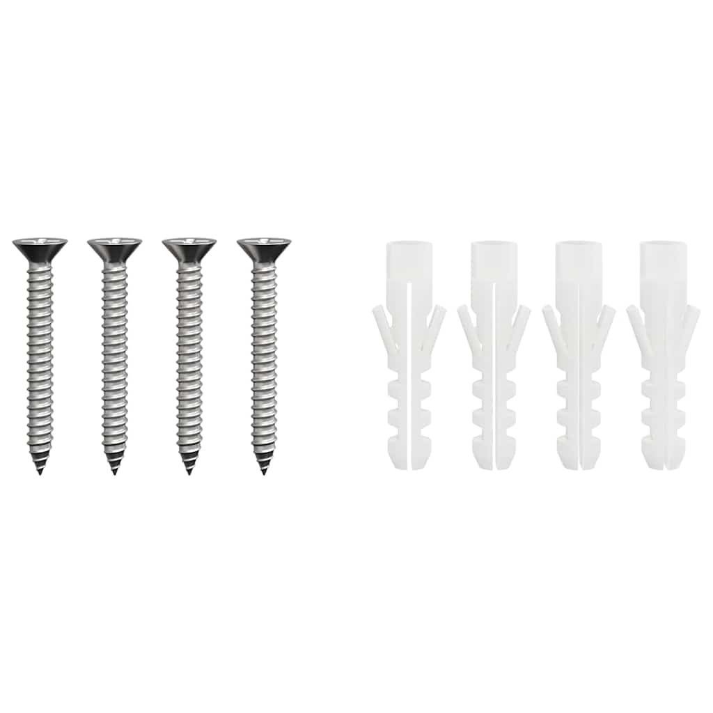 vidaXL Επέκταση Καμινάδας Ασημί 35 x 35 x 82 εκ. Ανοξείδωτο ατσάλι