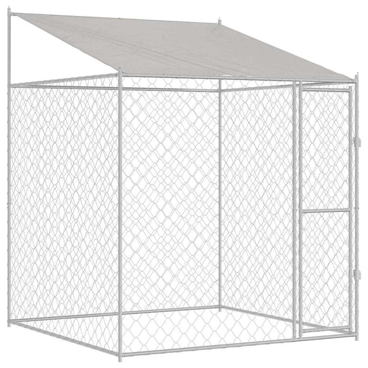 vidaXL Κλουβί σκύλου 200 x 200 x 258 εκ Χάλυβας και PE