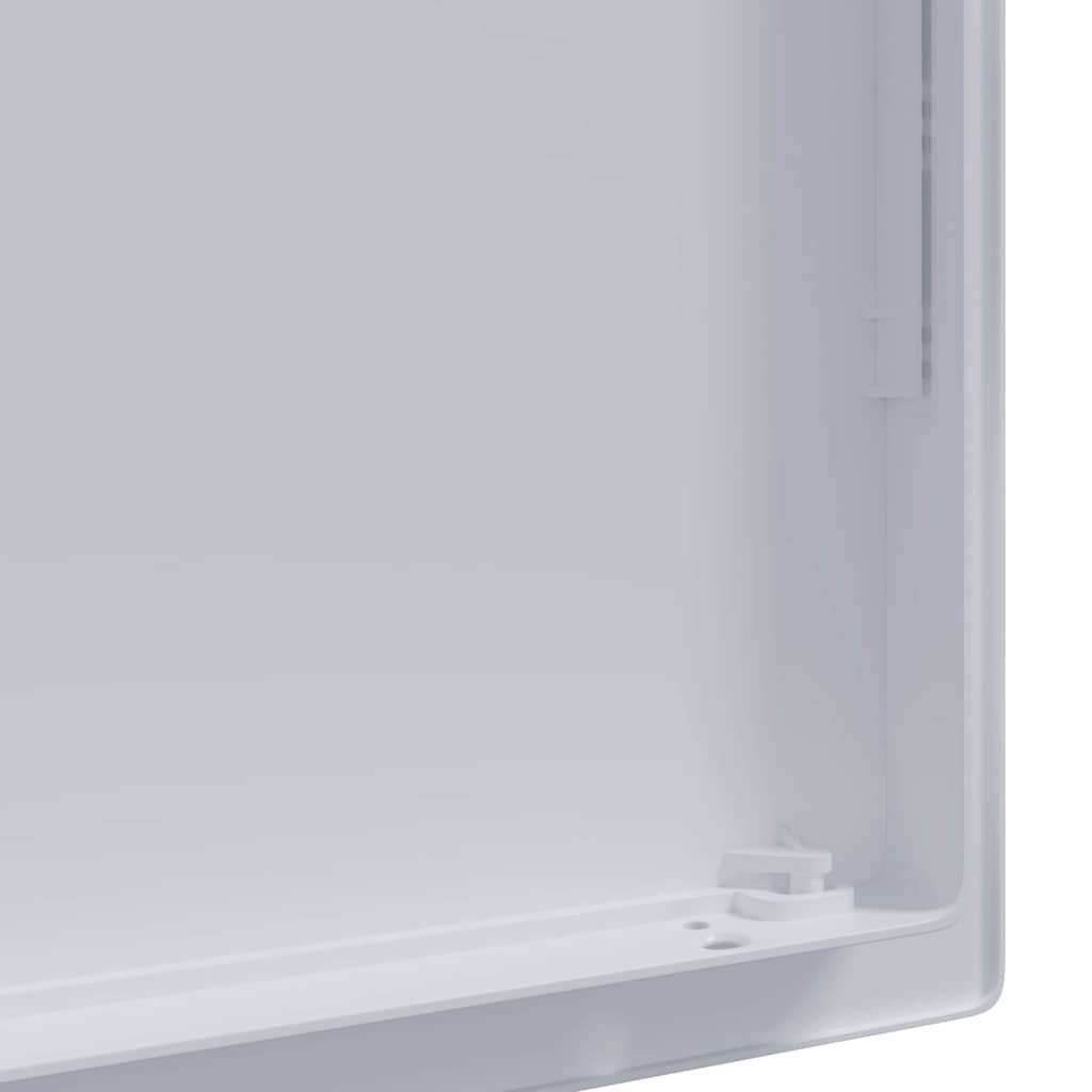 vidaXL Panels Πρόσβασης 2 τεμ Λευκό κρεβάτι col.γκρι, ανθρακούχο + οροφή ανθρακούχο, ndark ασημί σωλήνας ως δείγμα και σύνδεσμος ABS Πλαστικό