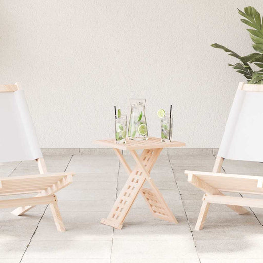 vidaXL Τραπεζάκι σαλονιού Πτυσσόμενο 33x33x40,5 εκ Μασίφ ξύλο καρυδιά