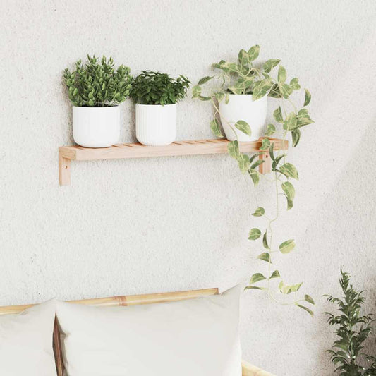 Ράφι τοίχου vidaXL 62x10x12,5 εκ. Καπάκι από δέντρο καρυδιάς