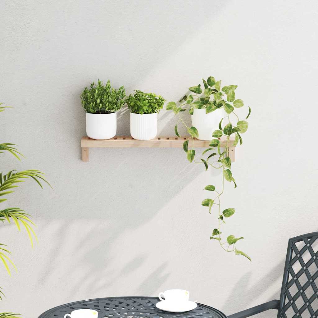 Ράφι τοίχου vidaXL 62x10x12,5 εκ. Καπάκι από δέντρο καρυδιάς