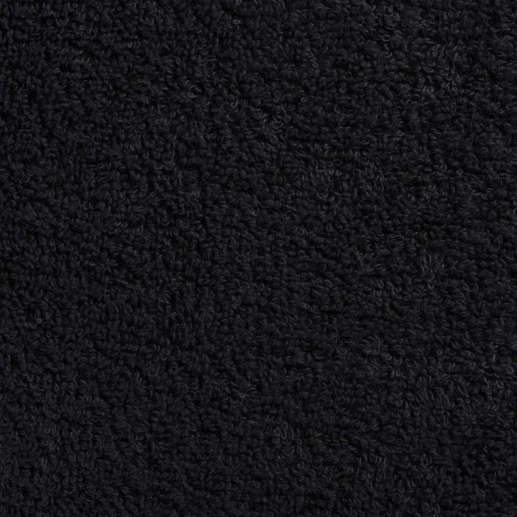 vidaXL Πετσέτα Επισκεπτών SOLUND 25 pcs Μαύρο 100 x 200 cm 550 gsm