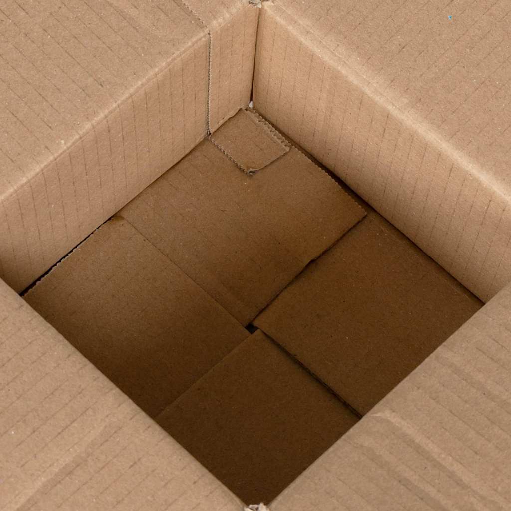 vidaXL Πτυσσόμενο Κουτί 50 pcs Φυσικό 15 x 15 x 8 εκ. Χαρτόνι