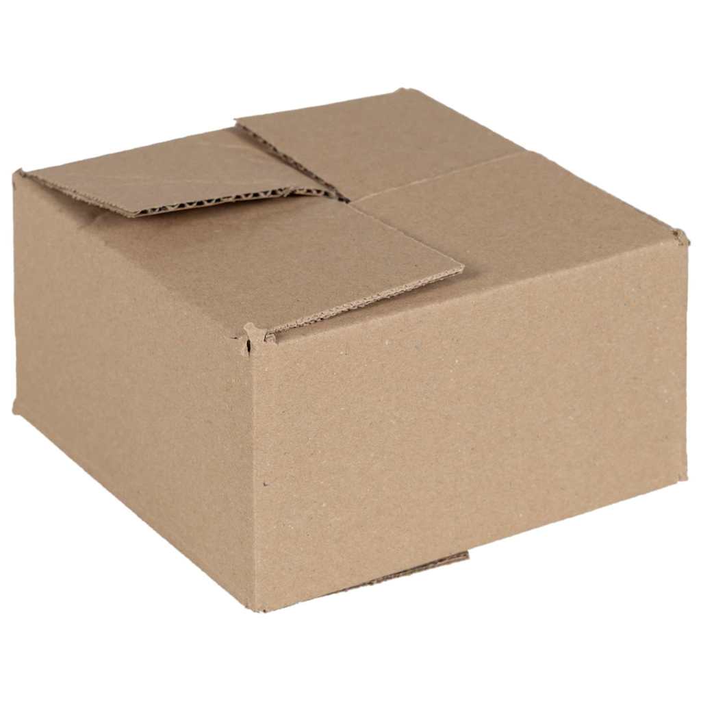 vidaXL Πτυσσόμενο Κουτί 50 pcs Φυσικό 15 x 15 x 8 εκ. Χαρτόνι