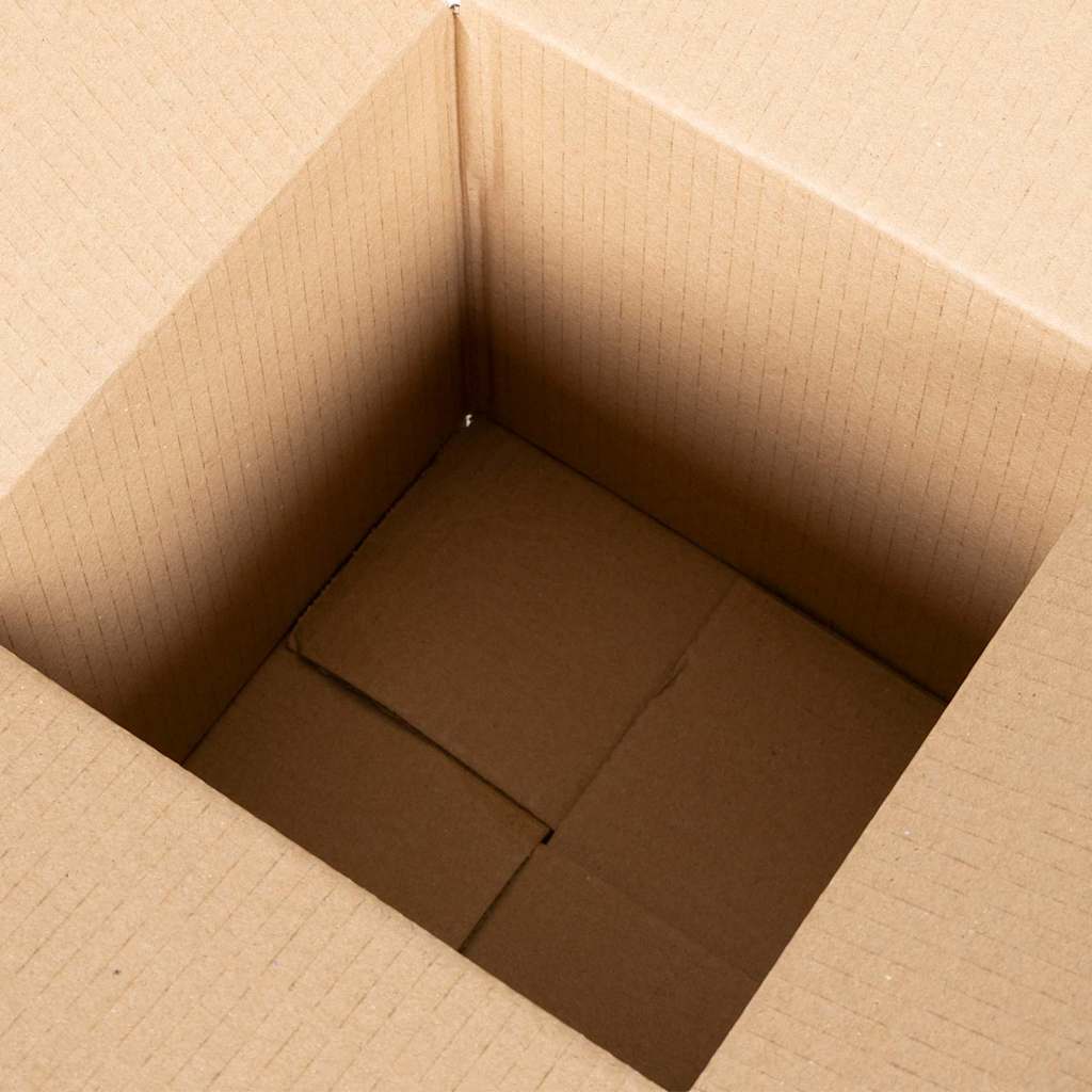 vidaXL Πτυσσόμενο Κουτί 50 pcs Φυσικό 20 x 20 x 20 εκ. Χαρτόνι