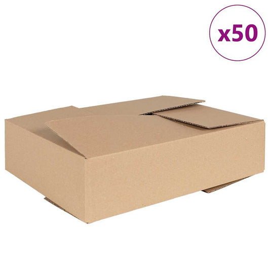 vidaXL Folding Box 50 pcs 40x30x10 cm Χαρτόνι