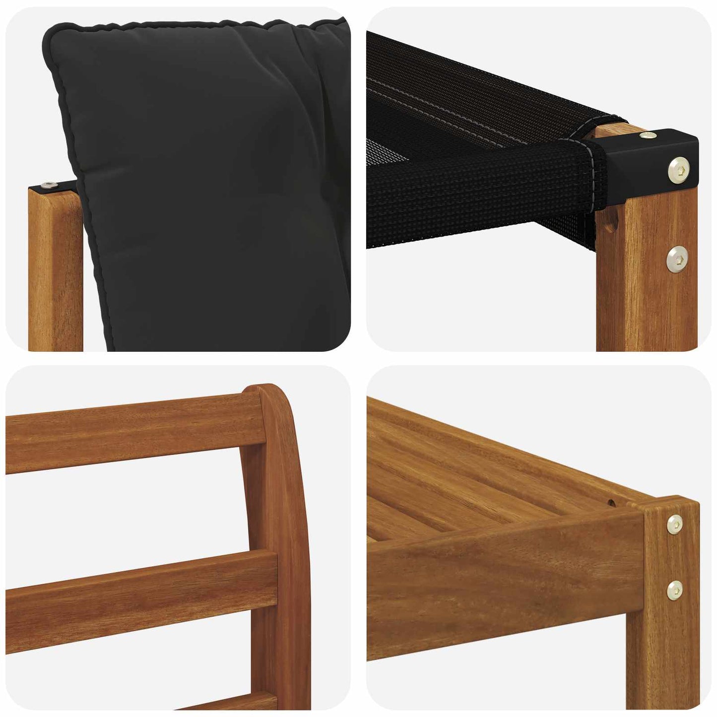 vidaXL Σειρά Καναπέ Εξωτερικού με μαξιλάρι 8 pcs Φυσικό και Μαύρο